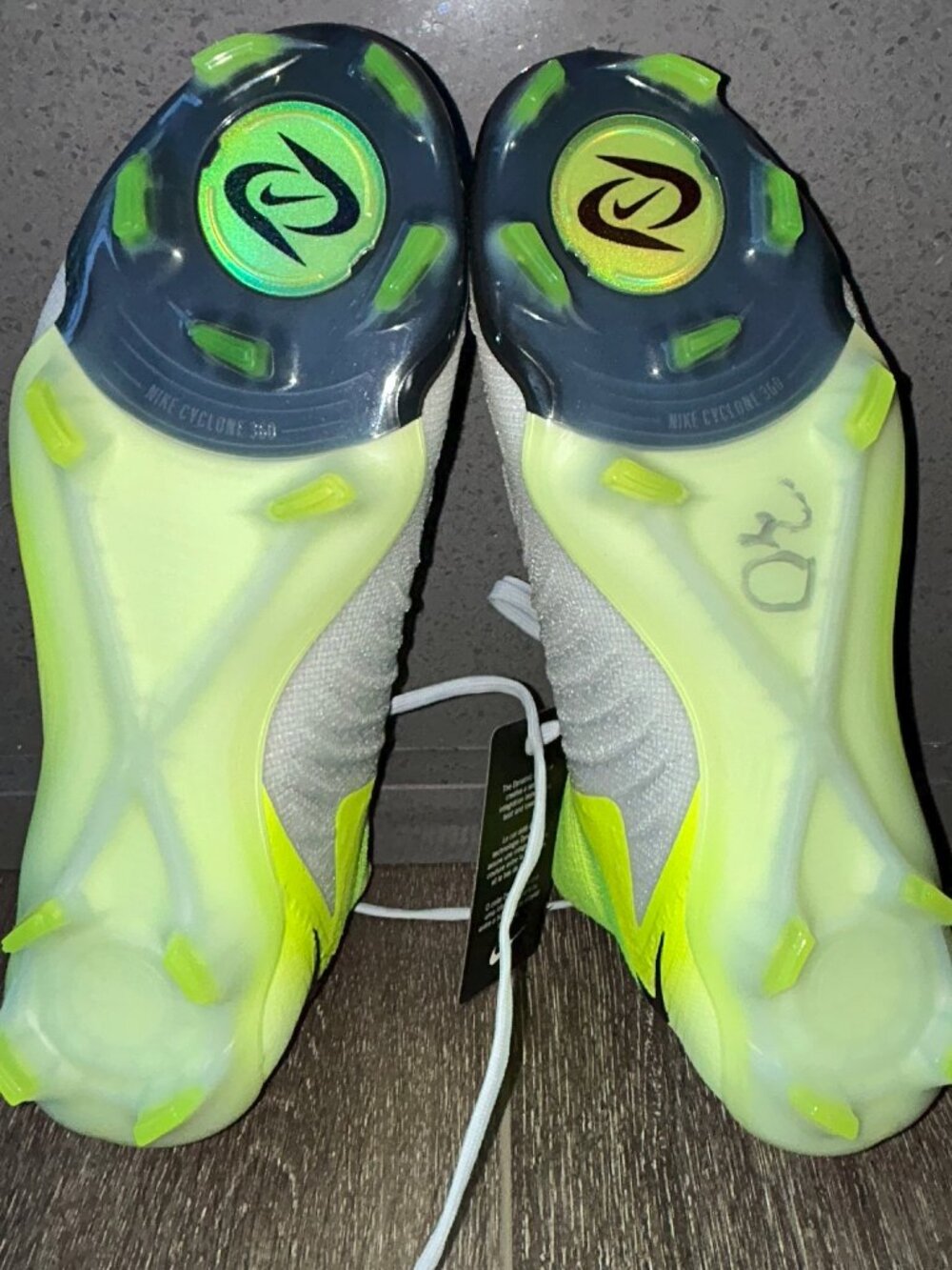 Nike Phantom Luna 2 Elite FG Grey Volt Soccer Cleats HF4358-003 Men Sz 6.5 NEW - Picture 7 of 7